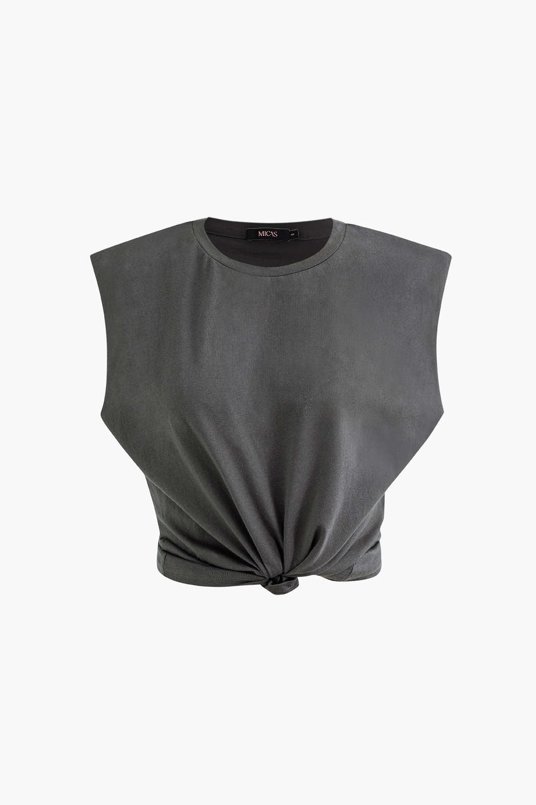 Camiseta Básica Sin Mangas Para Uso Diario Elegante Textura