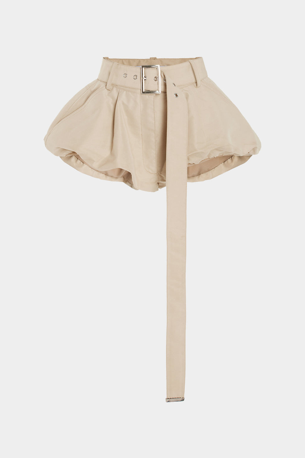Shorts Minimalistas Con Cinturón Para Uso Diario Casual