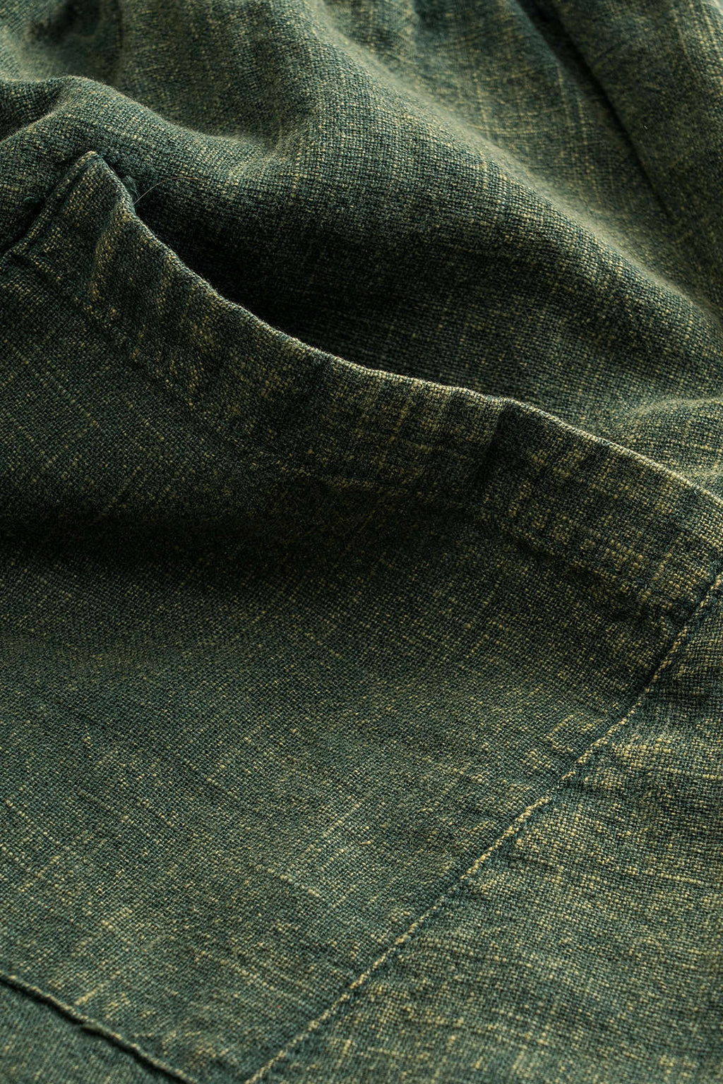 Pantalones Anchos Con Bolsillos Fruncidos Mujer Casual