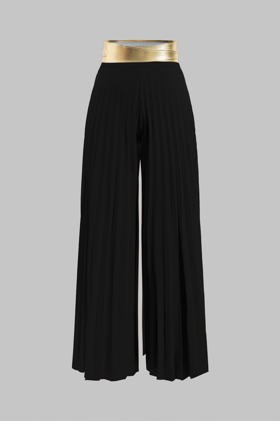 Conjunto Blusa de Tirantes con Volantes y Pantalón Plisado