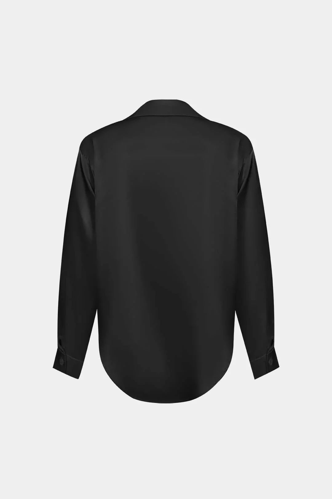 Camisa Rolen Silueta Cuello Clásico Manga Larga Cinturada