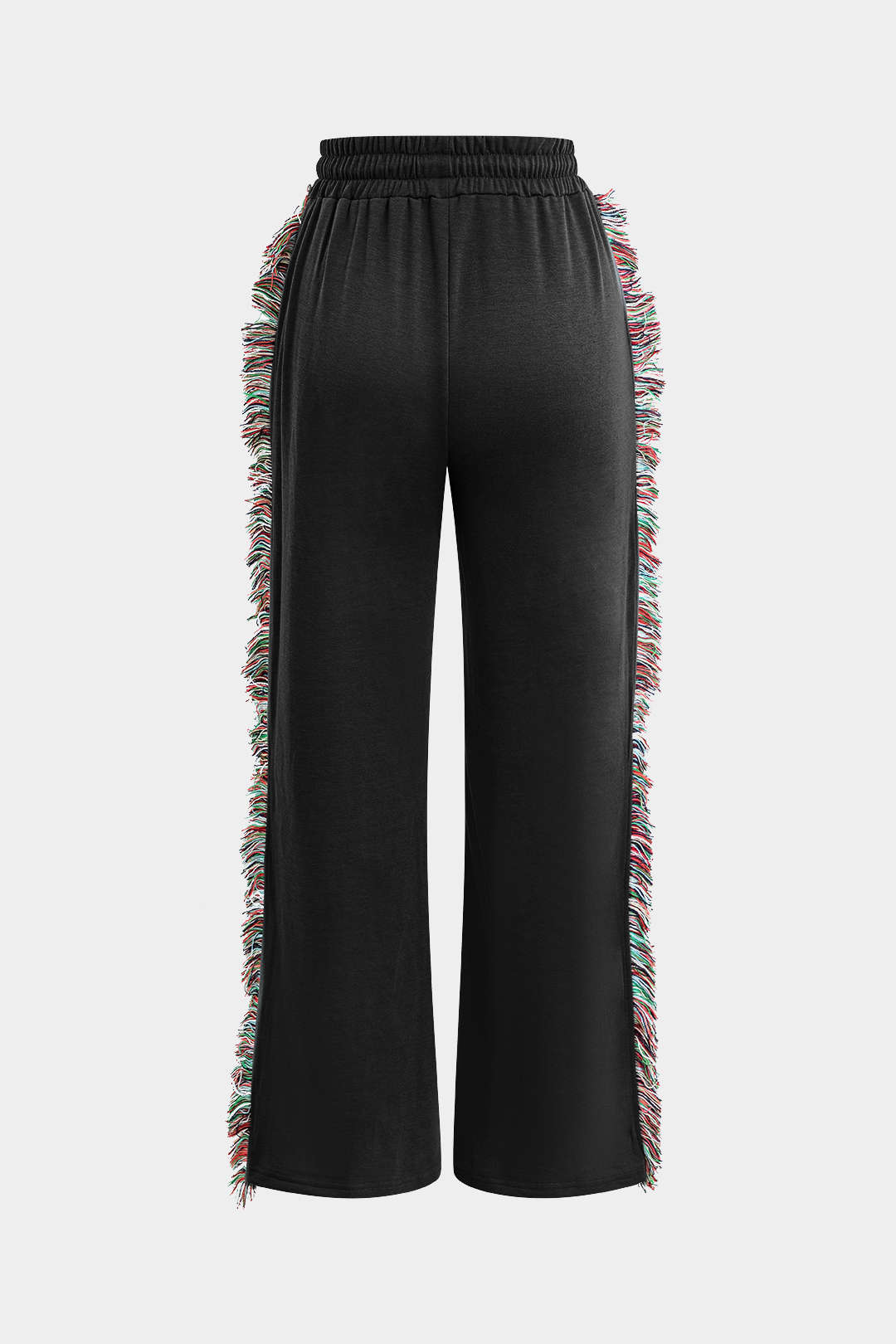 Conjunto Dos Piezas Camiseta Impresa Pantalones con Borlas
