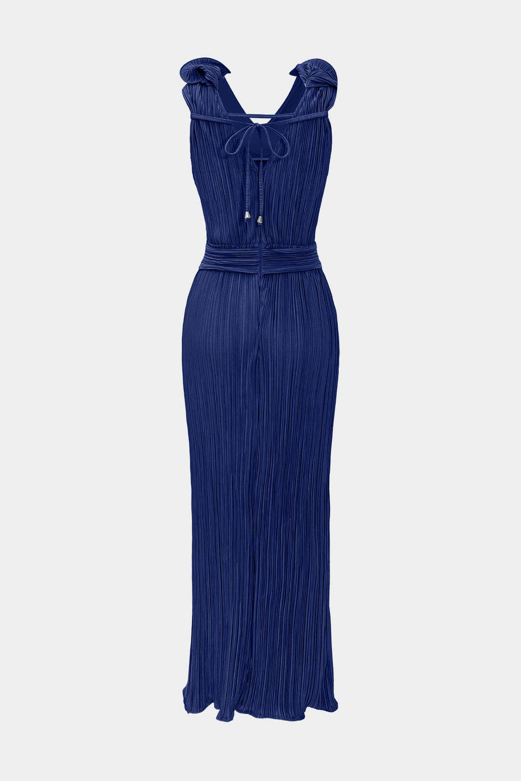 Vestido Midi Con Cuello En V Y Textura Floral 3D Sutil