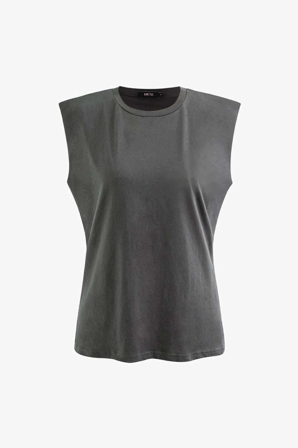 Camiseta Básica Sin Mangas Para Uso Diario Elegante Textura
