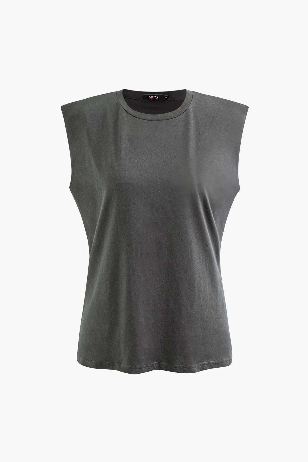 Camiseta Básica Sin Mangas Para Uso Diario Elegante Textura