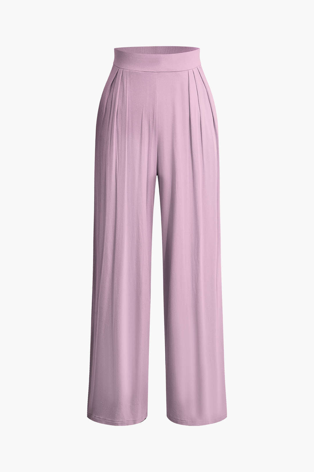 Top Tubo Con Lazo Delantero Y Volantes Y Pantalones Palazzo