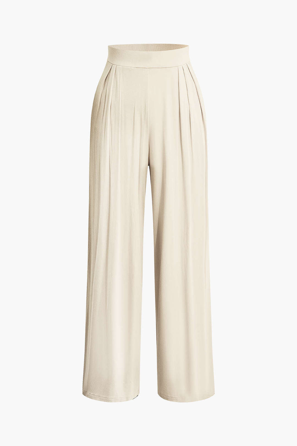 Top Tubo Con Lazo Delantero Y Volantes Y Pantalones Palazzo