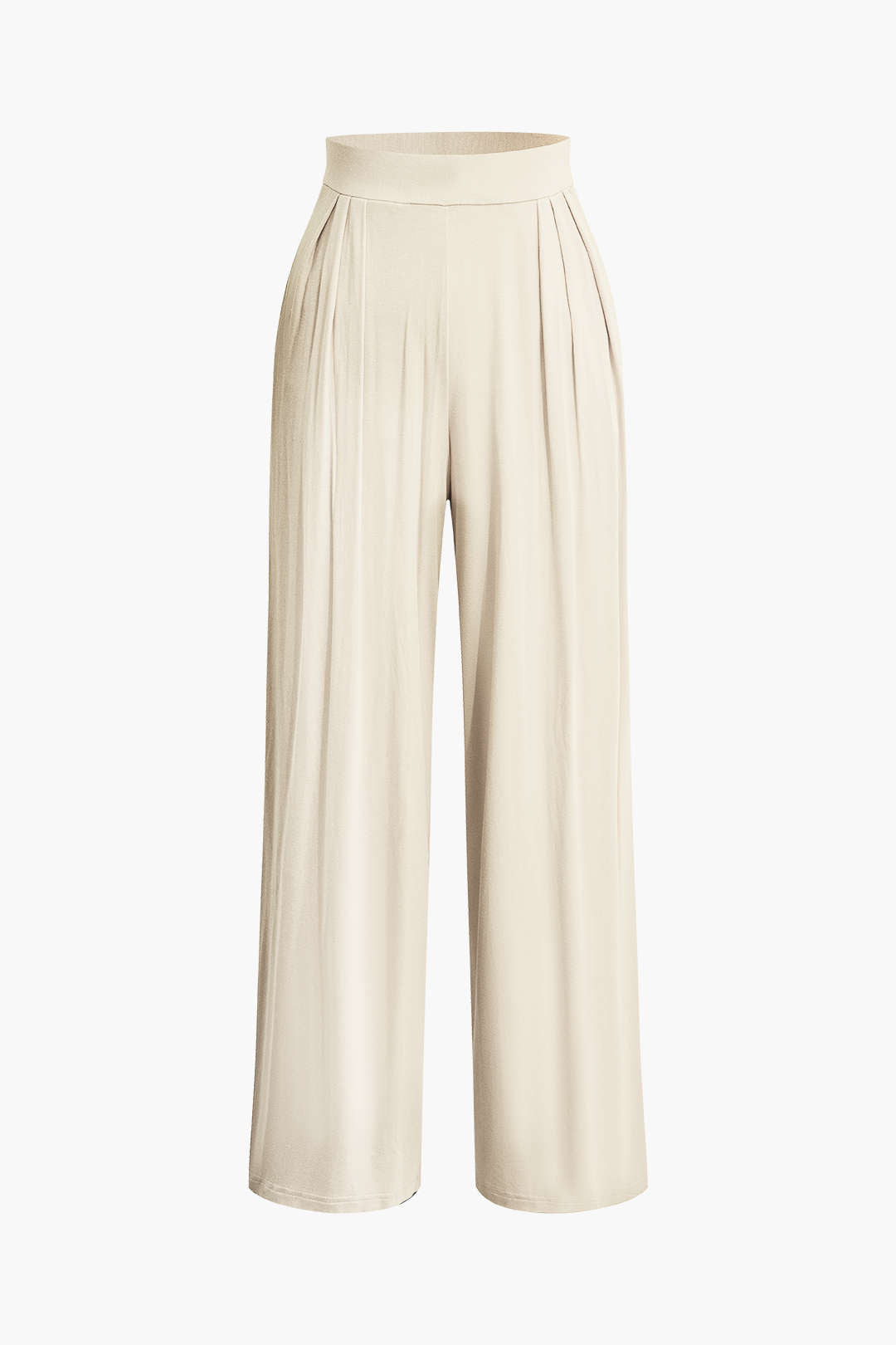 Top Tubo Con Lazo Delantero Y Volantes Y Pantalones Palazzo