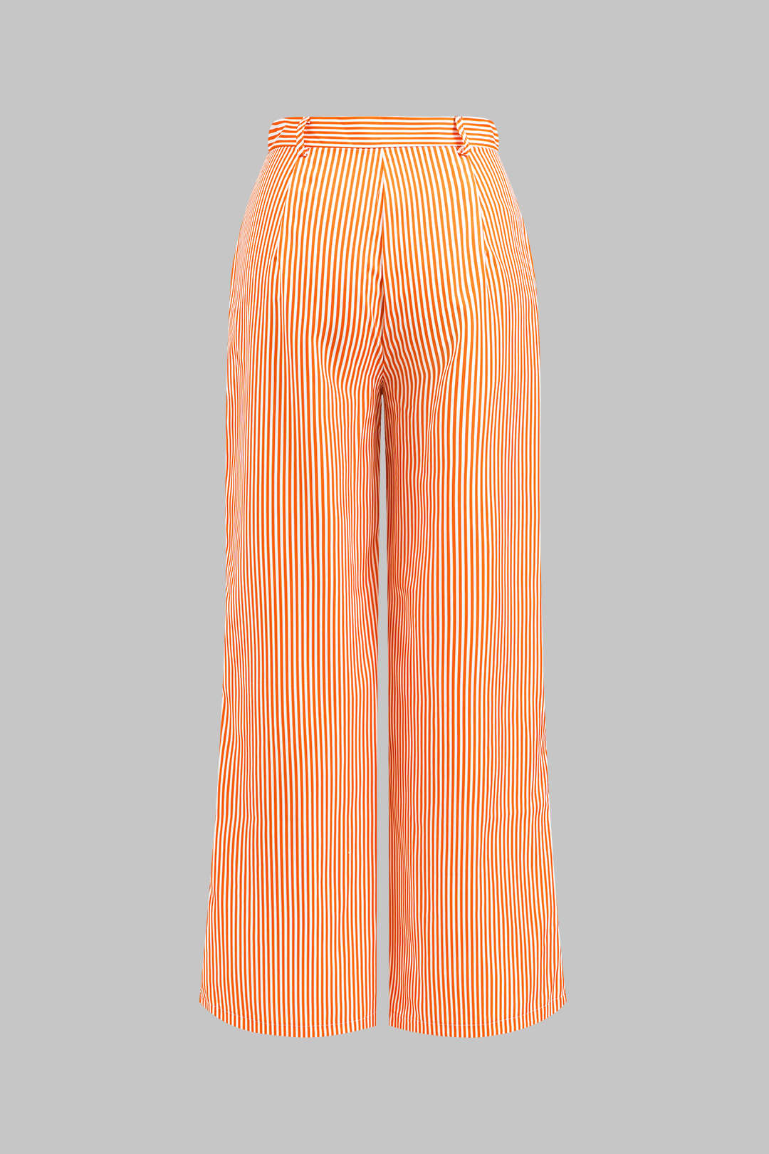 Blusa Rayas 3D con Flores y Pantalón Ancho con Botones