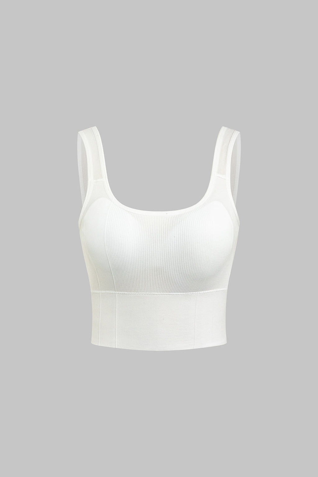 Blusa Texturizada Sin Mangas Con Espalda Descubierta