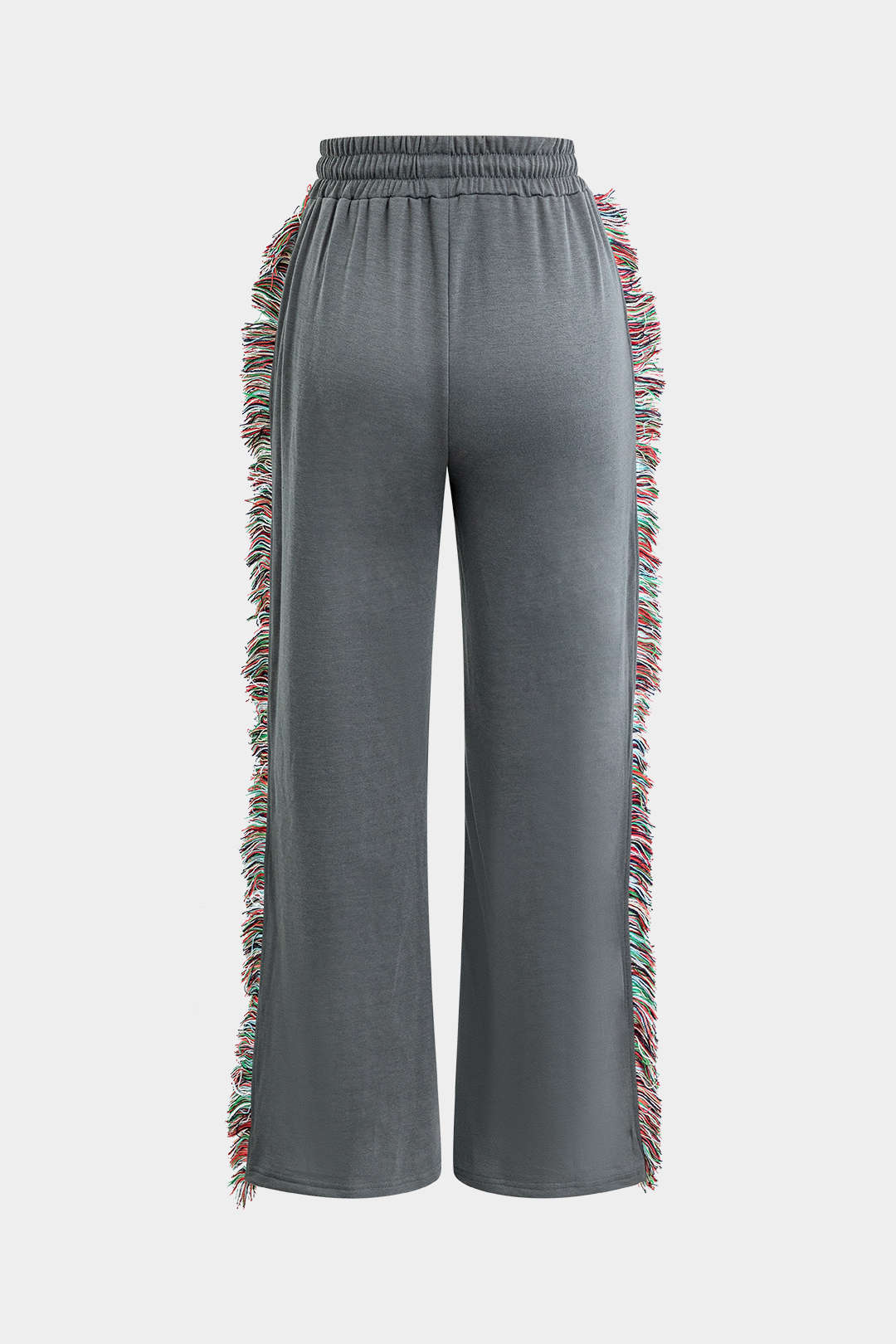 Conjunto Dos Piezas Camiseta Impresa Pantalones con Borlas