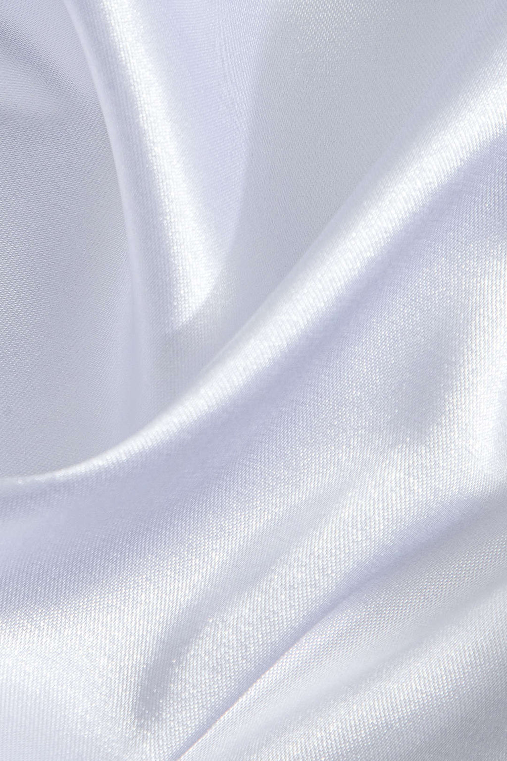 Camisa Satinada De Manga Larga Con Silueta Elegante