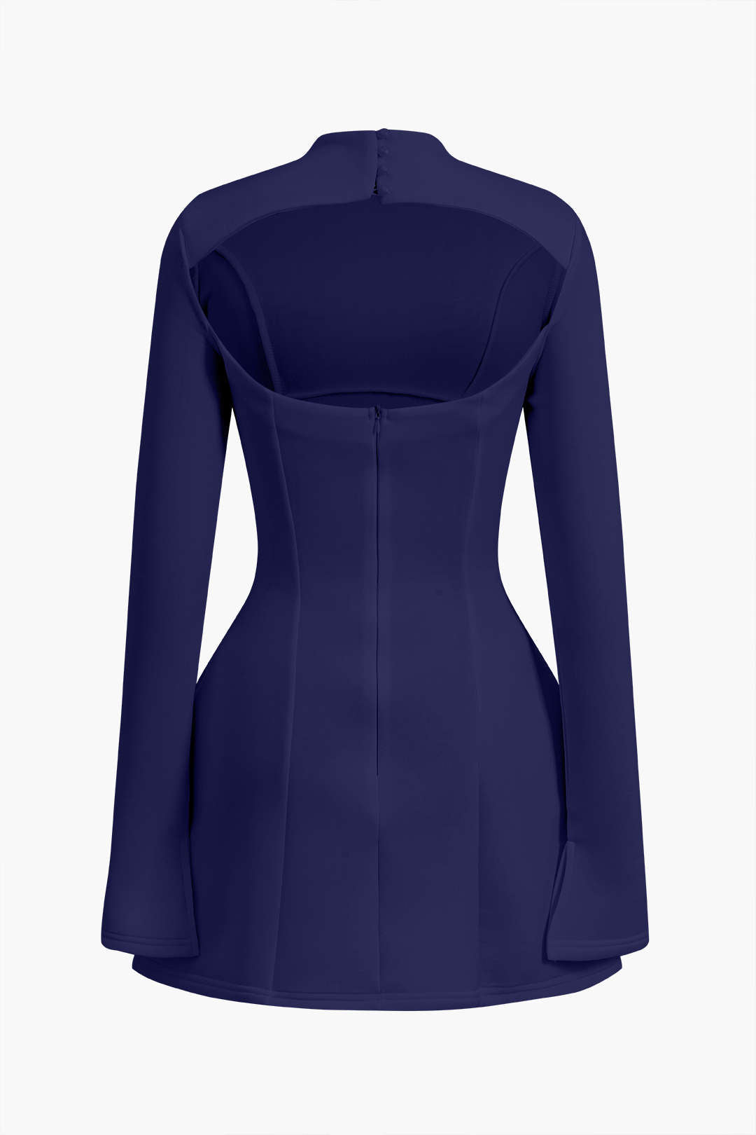 Vestido Mini Con Espalda Descubierta Silueta Baja Elegante