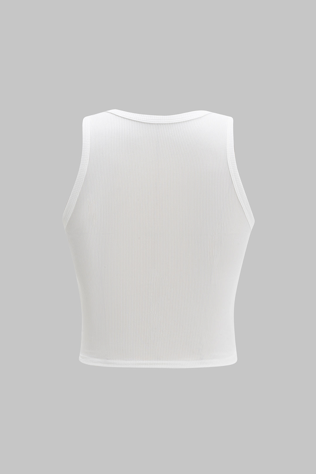 Camiseta Sin Mangas Con Estampado De Letras Para Mujer