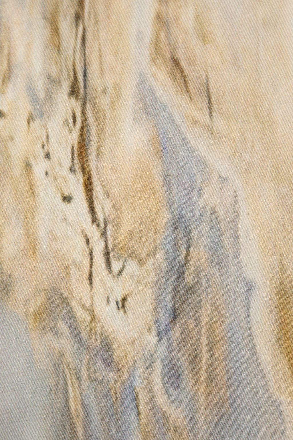 Pantalones Rectos De Tiro Alto Con Estampado Mármol