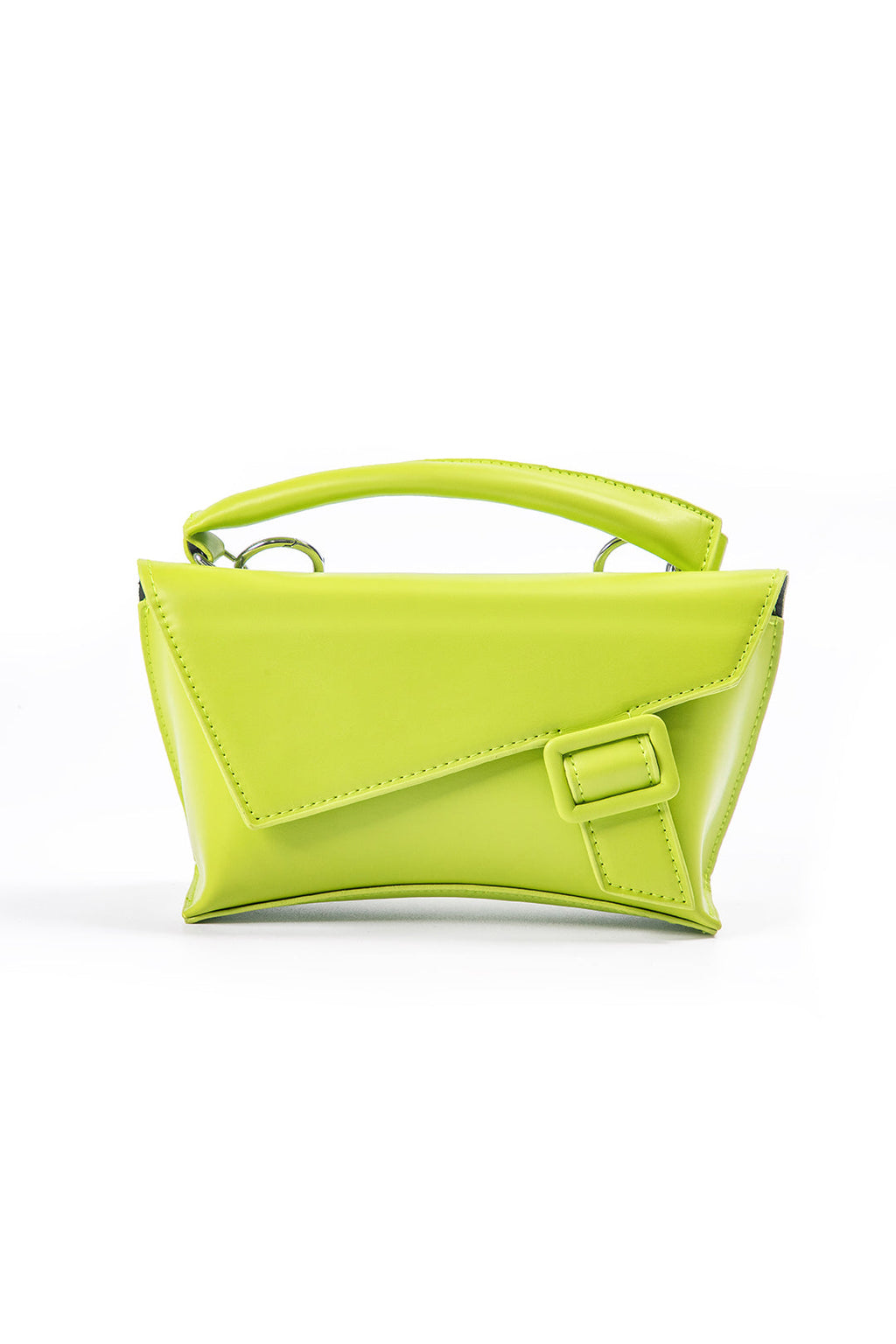 Bolso Bandolera Tote Cuero Sintético Metalizado Para Mujer