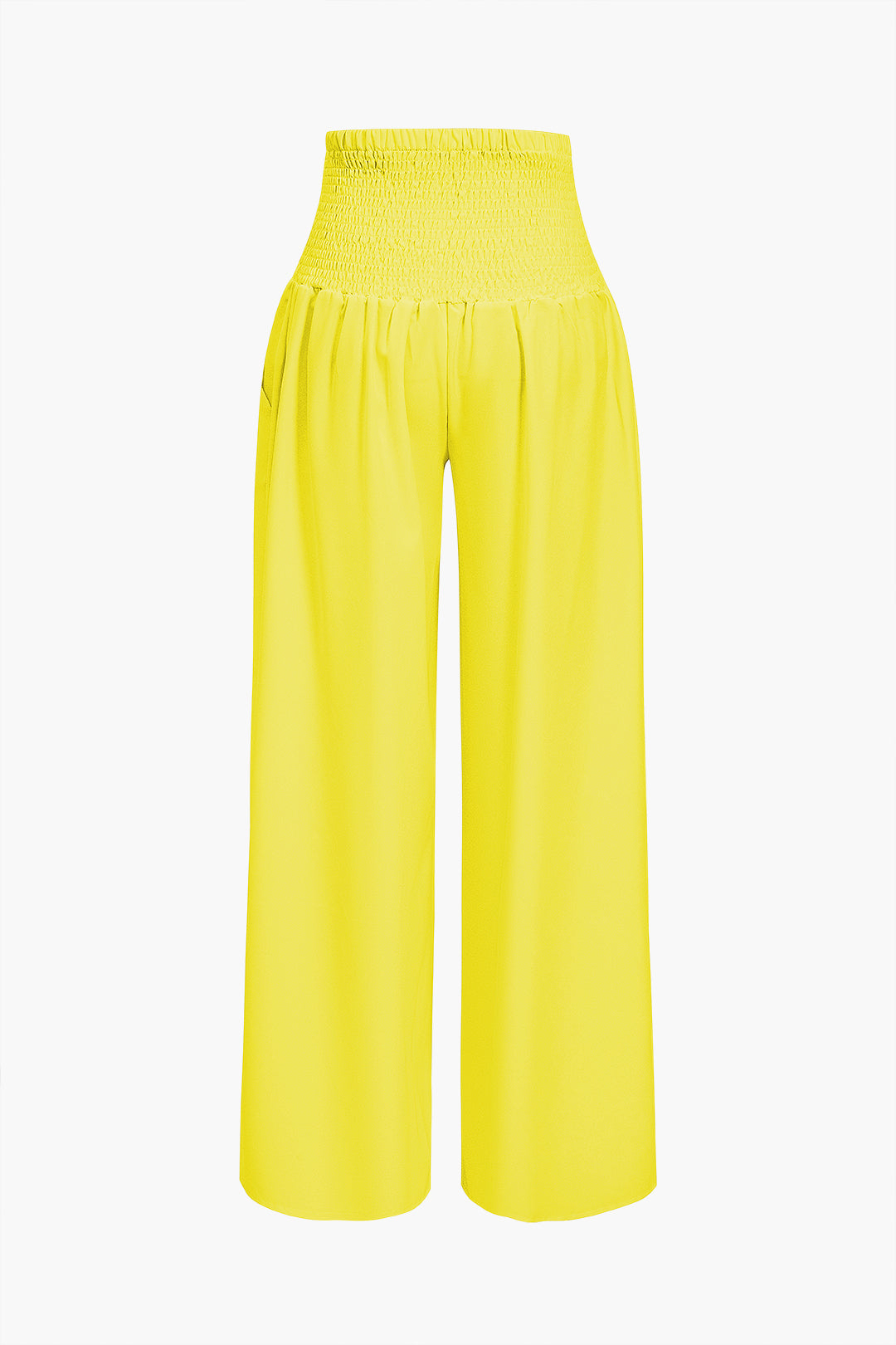 Conjunto Dos Piezas Top Volantes Y Pantalón Pierna Ancha