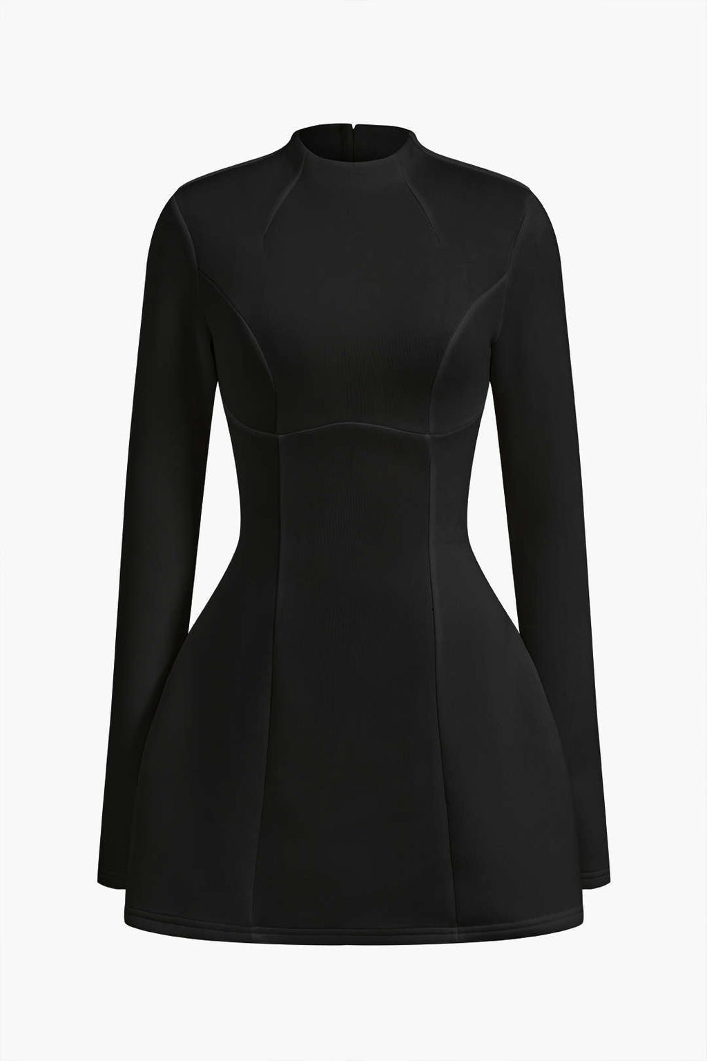 Vestido Mini Con Espalda Descubierta Silueta Baja Elegante