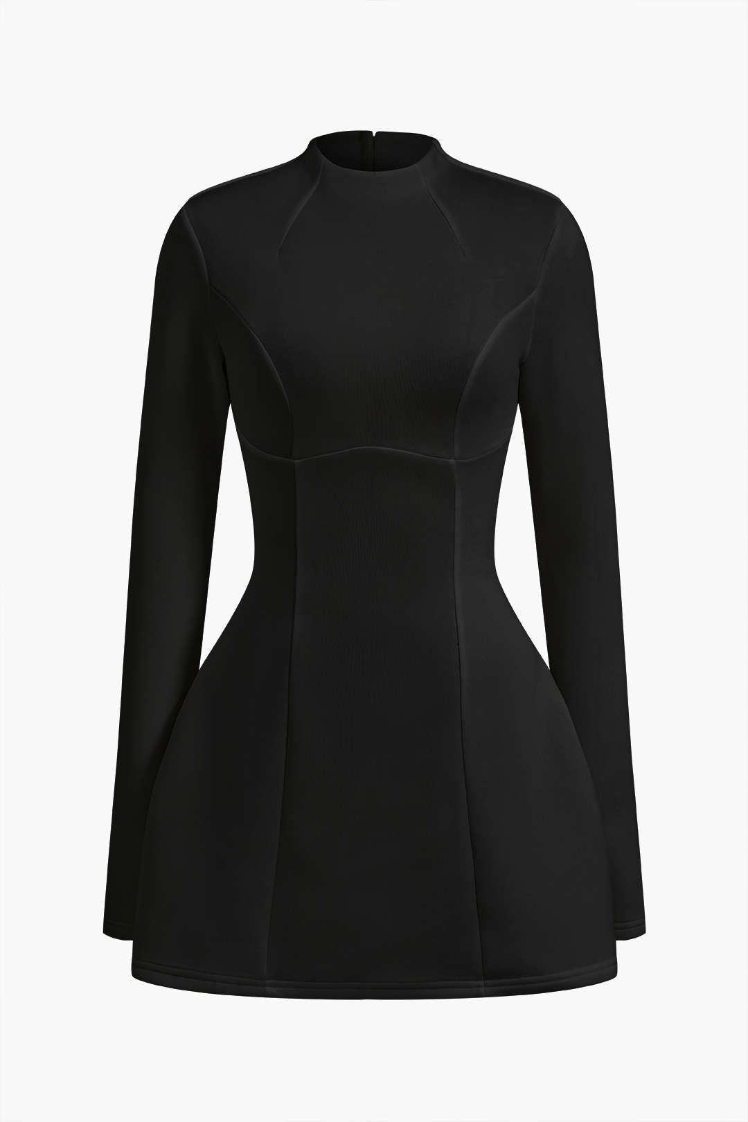 Vestido Mini Con Espalda Descubierta Silueta Baja Elegante