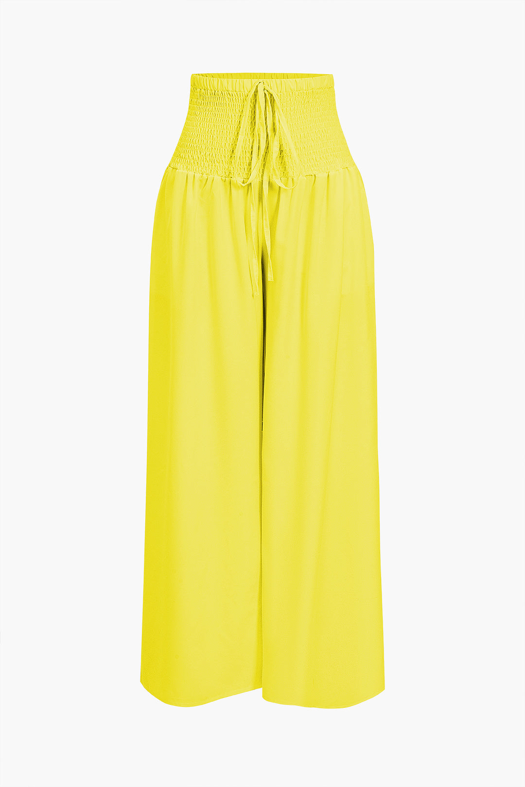 Conjunto Dos Piezas Top Volantes Y Pantalón Pierna Ancha