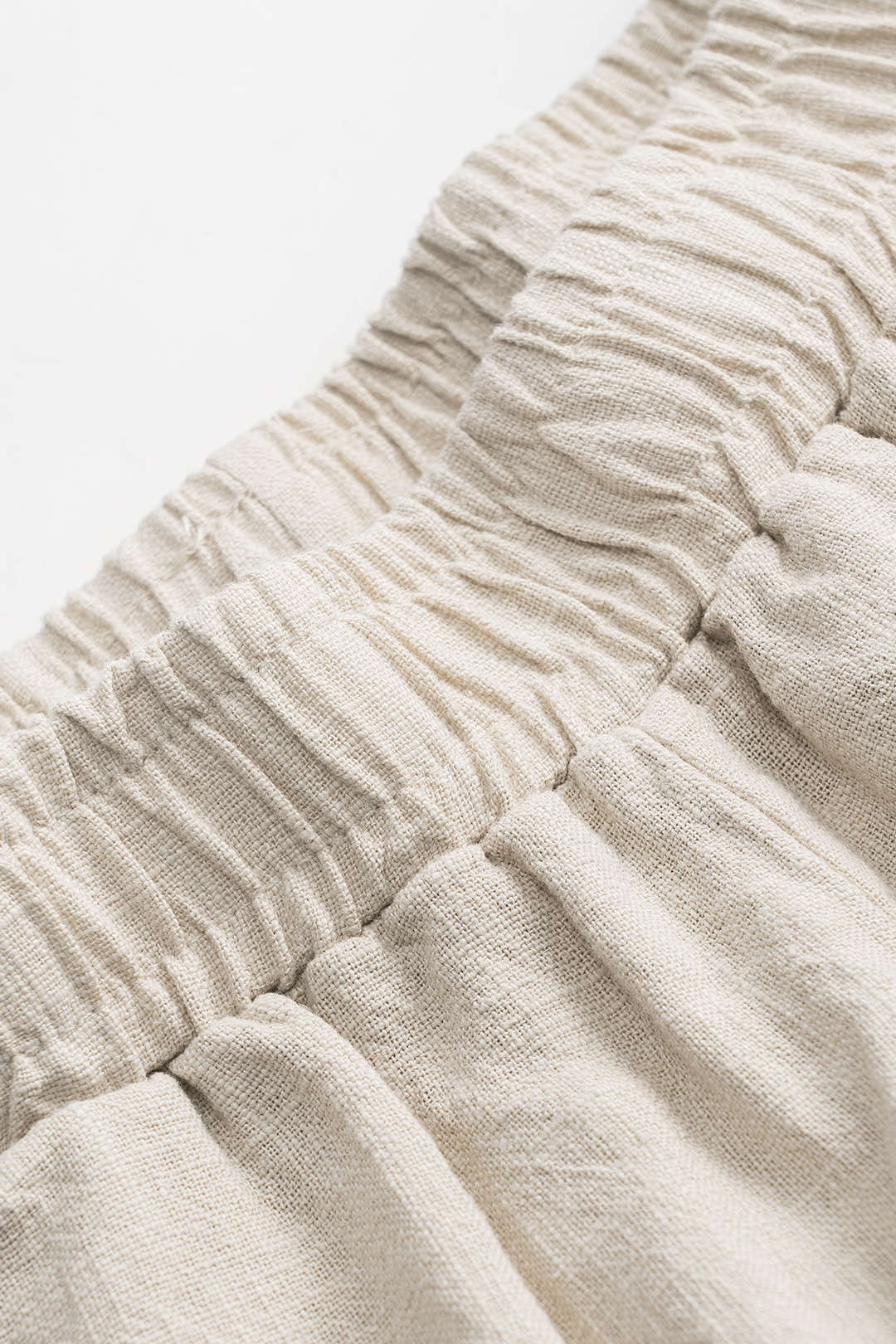 Pantalones Anchos Con Bolsillos Fruncidos Mujer Casual