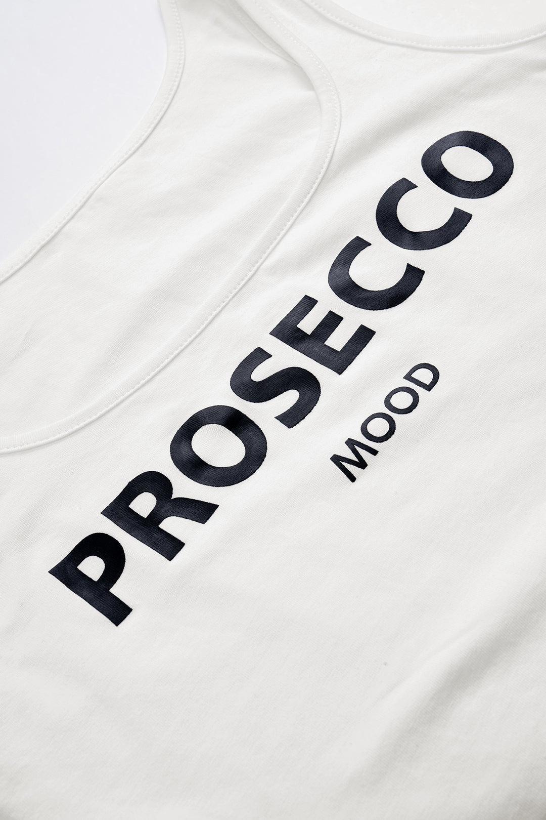 Bodysuit Sin Mangas Con Impresión De Letras Elegante