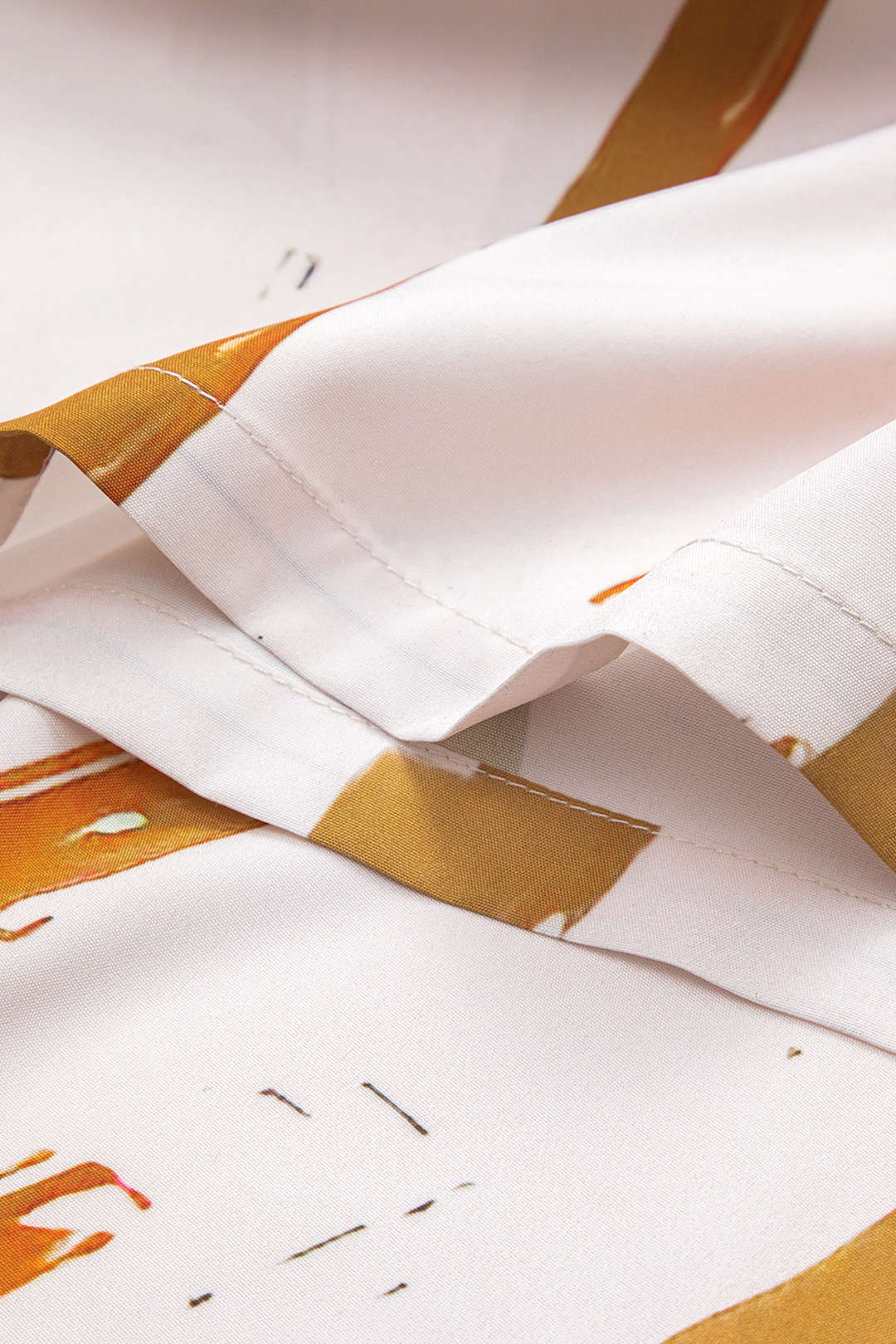Pantalones De Mujer De Cintura Alta Con Patrón Abstracto