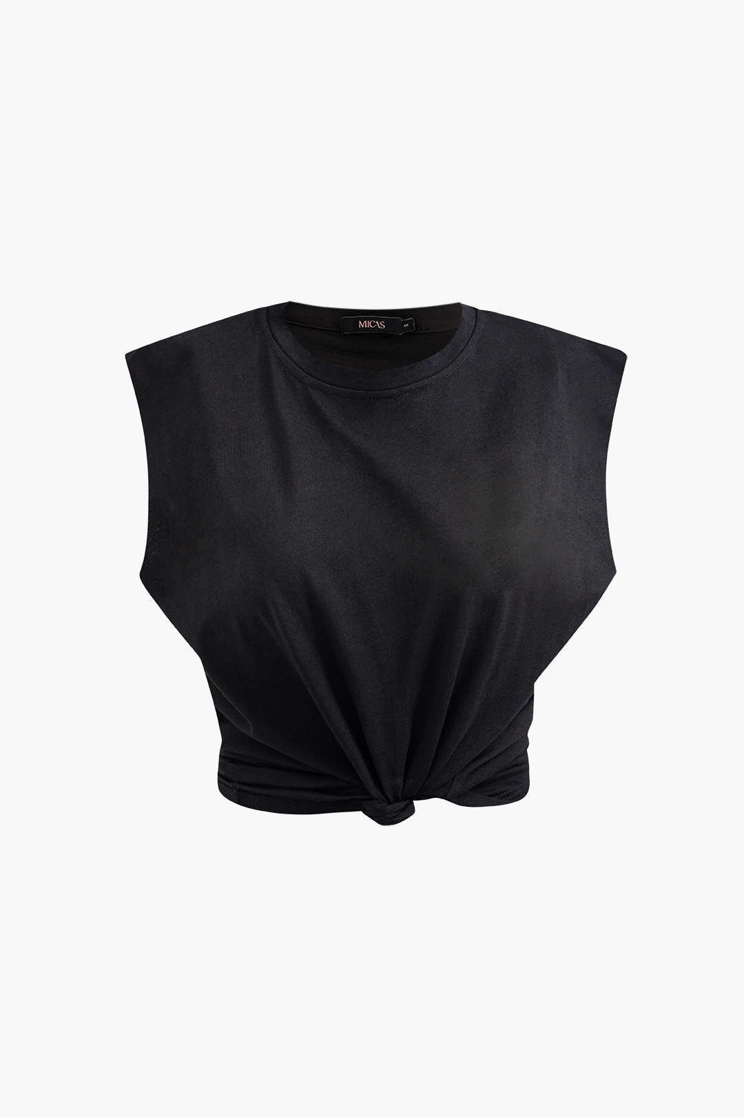 Camiseta Básica Sin Mangas Para Uso Diario Elegante Textura