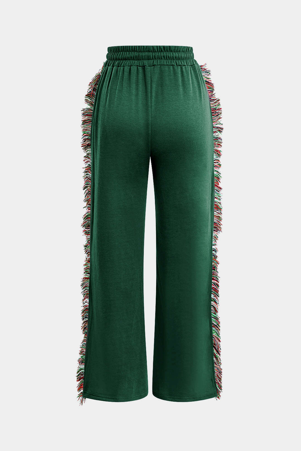 Conjunto Dos Piezas Camiseta Impresa Pantalones con Borlas