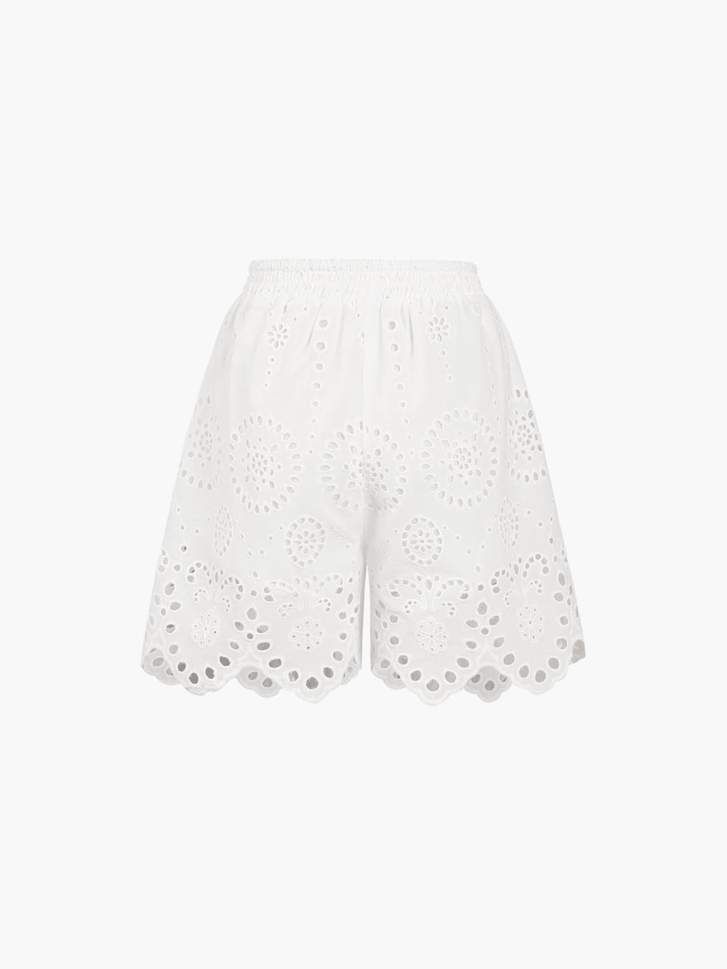 Shorts De Algodón Cintura Alta Casuales Verano Hogar