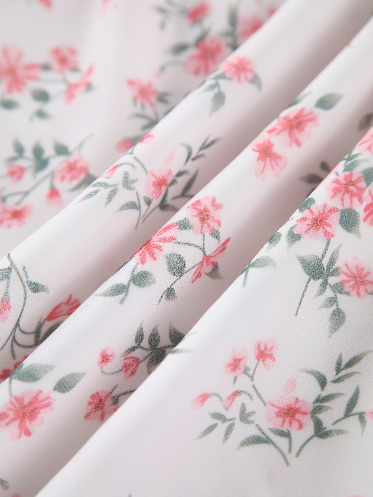 Vestido Floral Plisado sin Manga con Dobladillo Lechuga