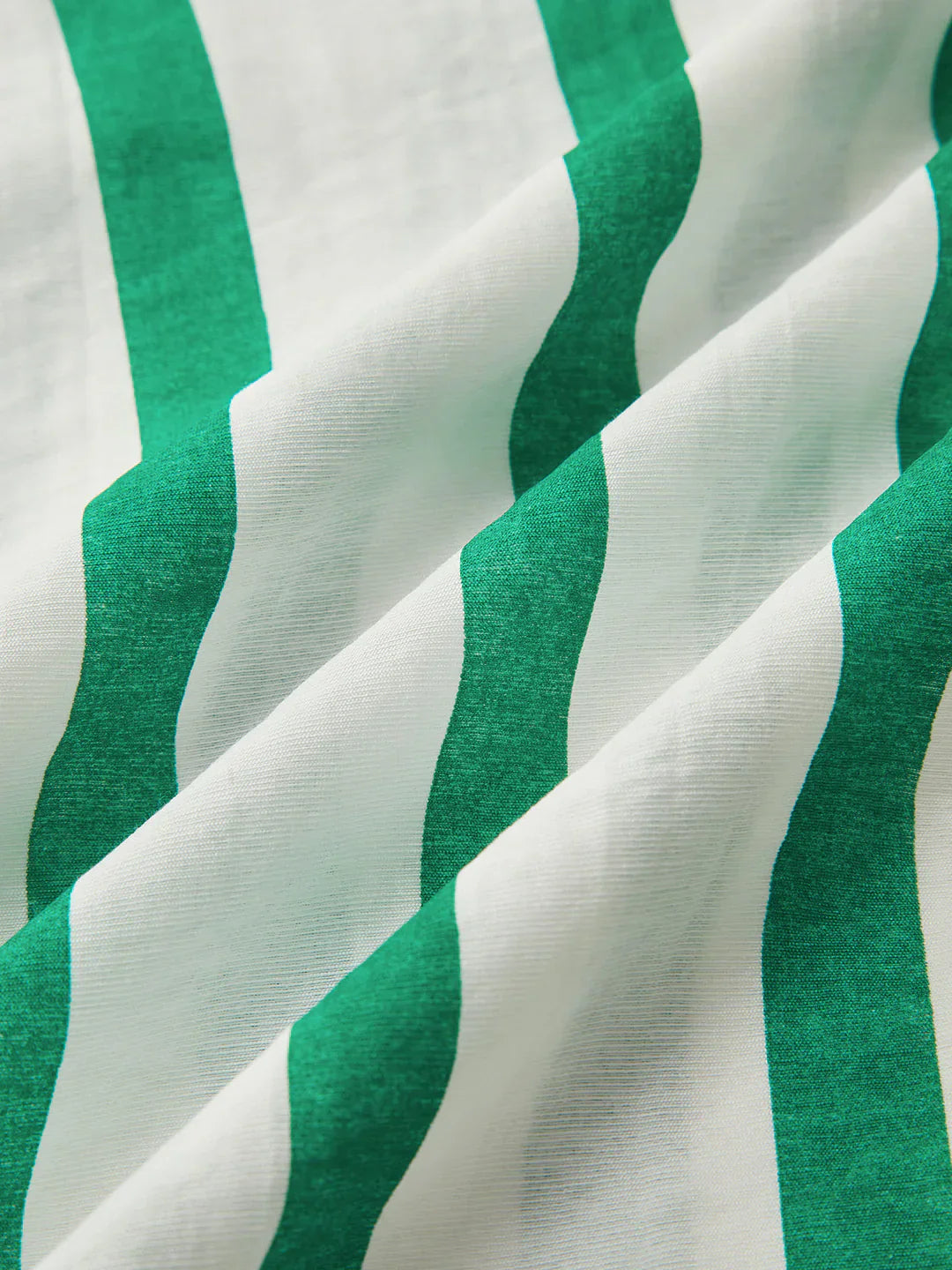 Camisa Sorlen De Rayas Verticales Con Corte Relajado