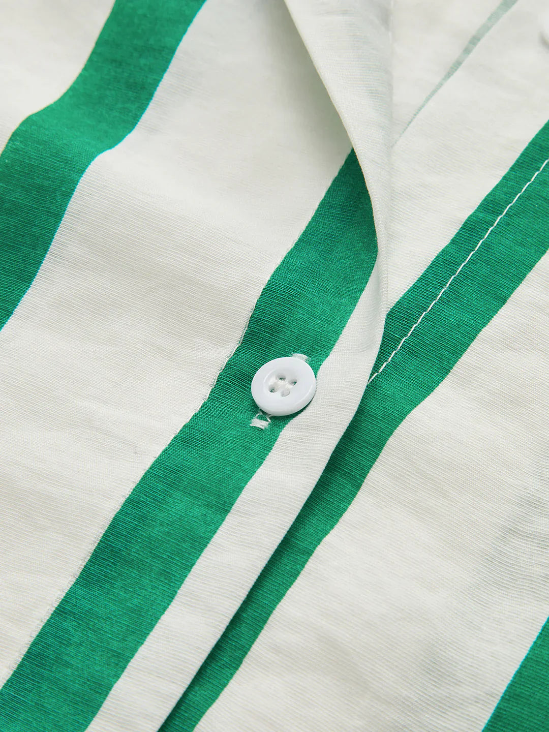 Camisa Sorlen De Rayas Verticales Con Corte Relajado