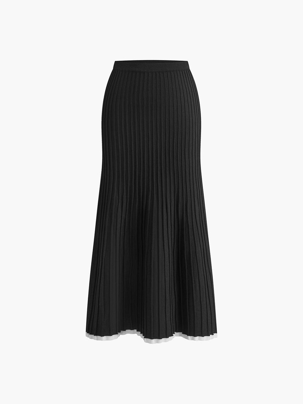 Conjunto Dos Piezas Tejido Blanco Y Negro Detalles Premium