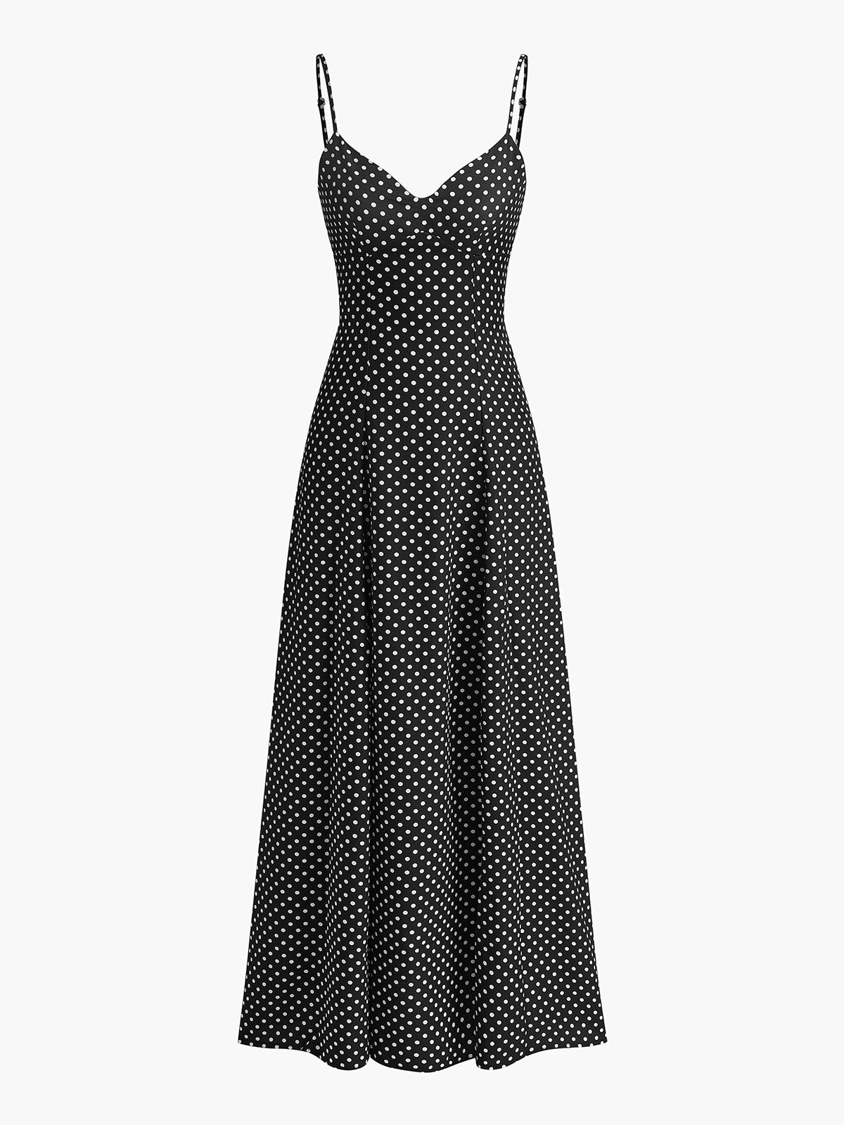 Vestido Maxi Sin Mangas Estampado Con Escote En V Romántico