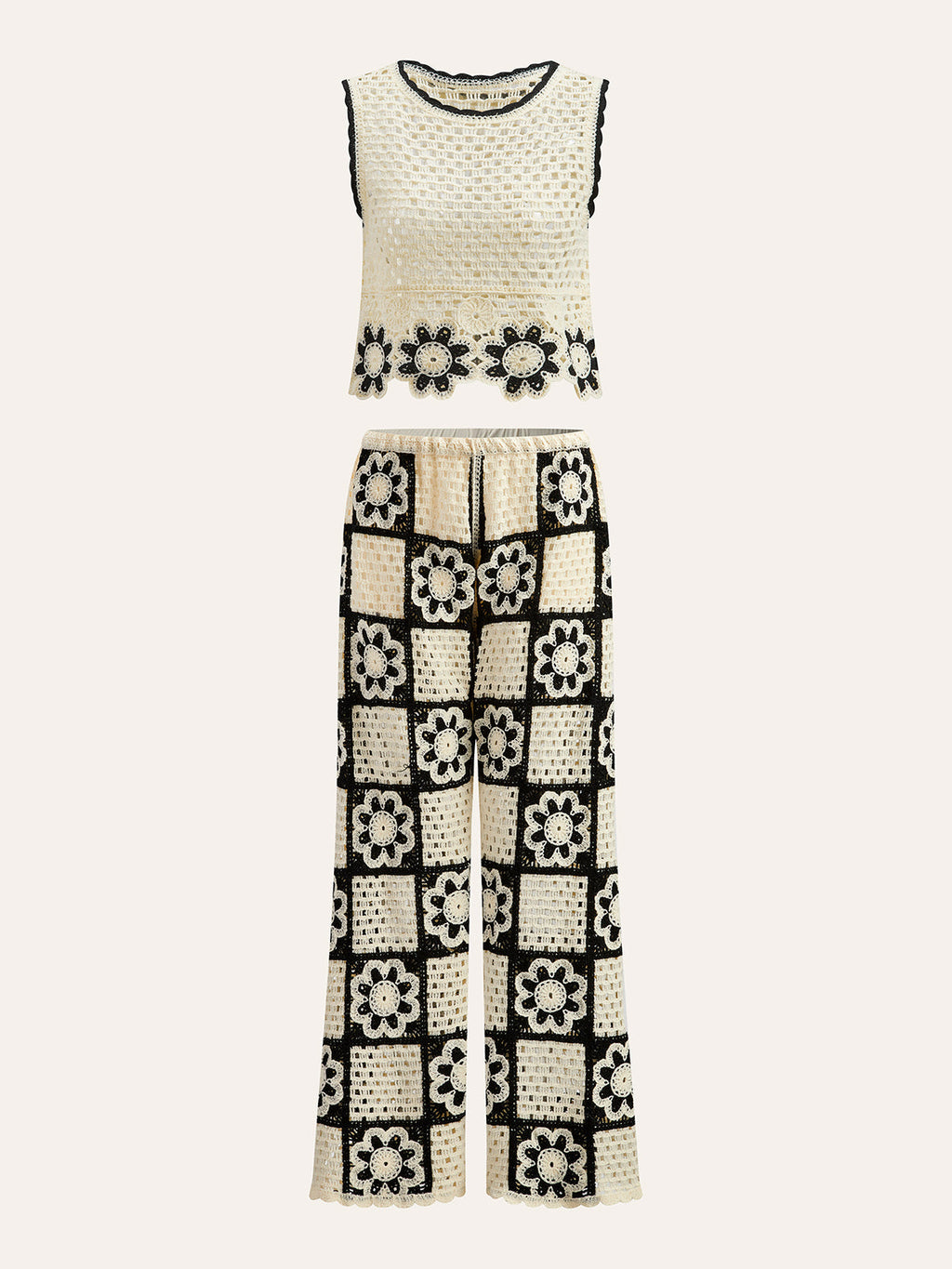 Conjunto Blusa y Pantalón Estampado Floral para Mujer