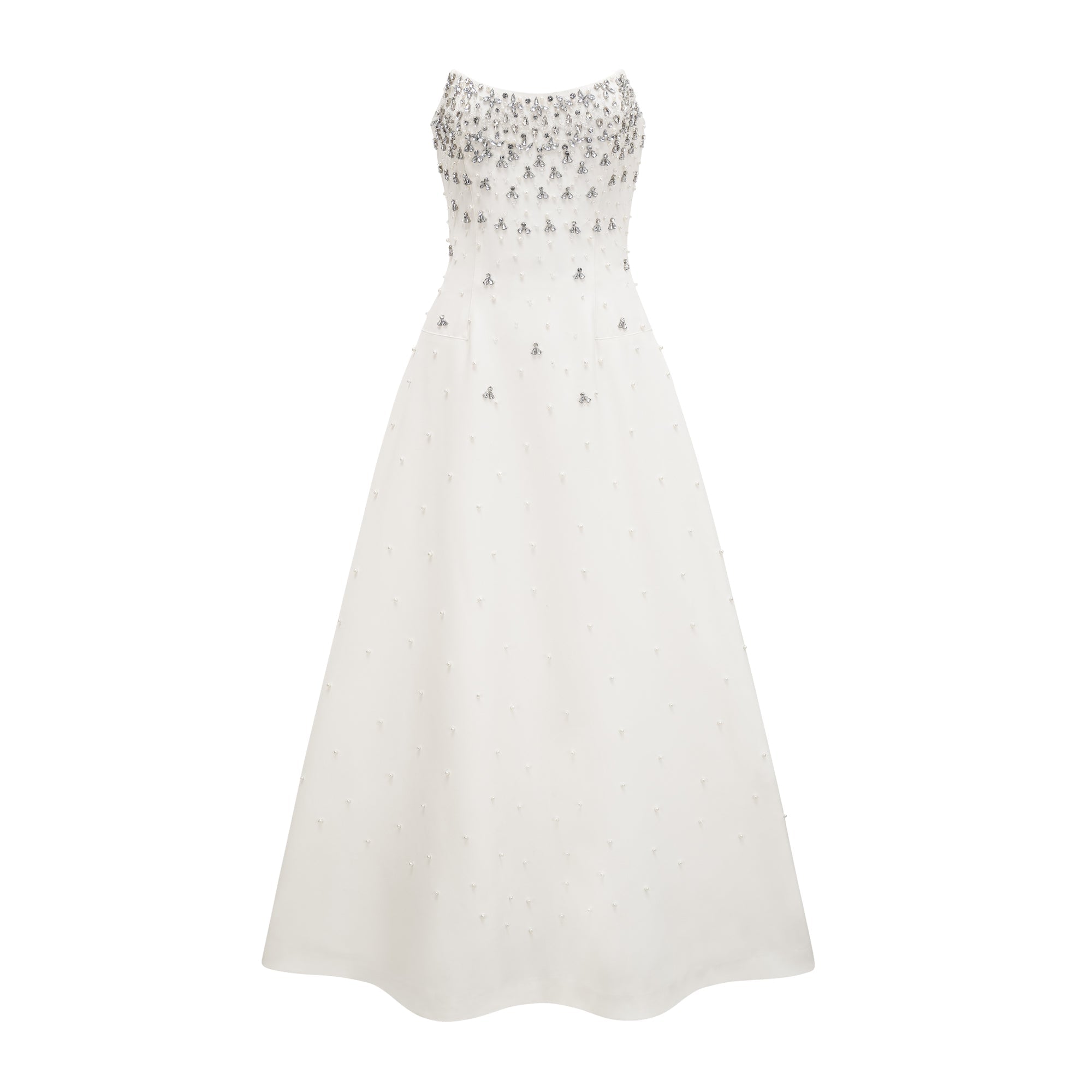 Vestido Maxi Adornado Para Noche De Gala Elegante Y Glamour