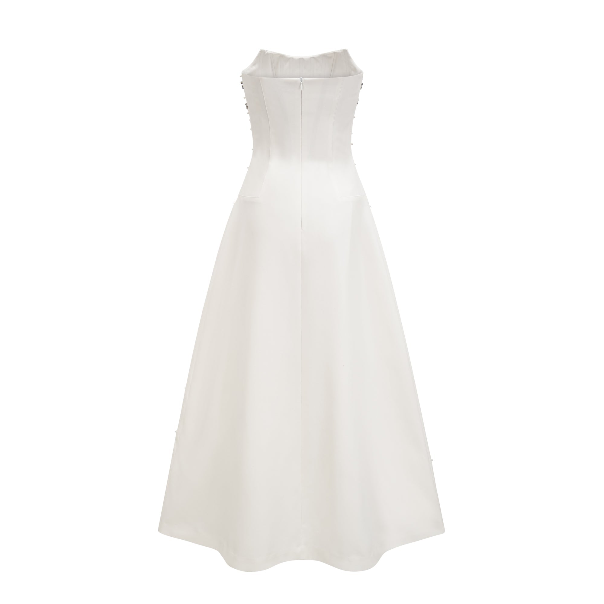 Vestido Maxi Adornado Para Noche De Gala Elegante Y Glamour