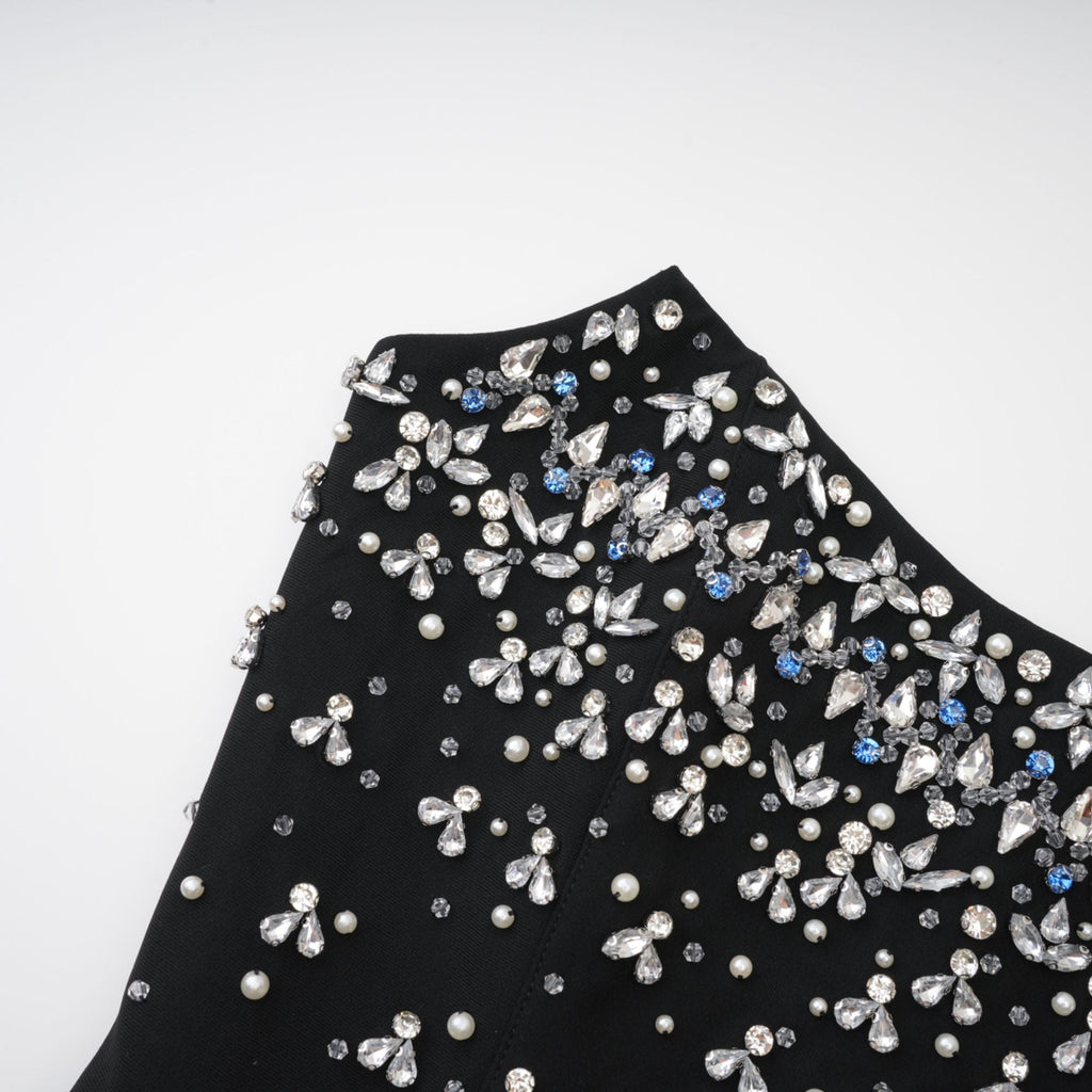Vestido Maxi Adornado Para Noche De Gala Elegante Y Glamour