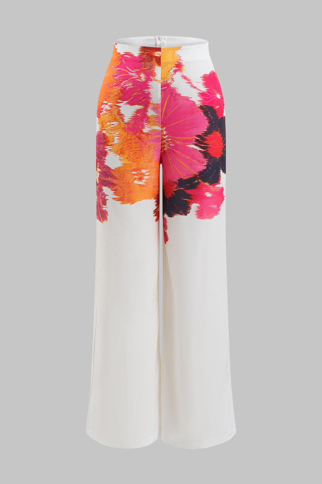 Conjunto Floral Blusa Hombro Descubierto Manga Larga
