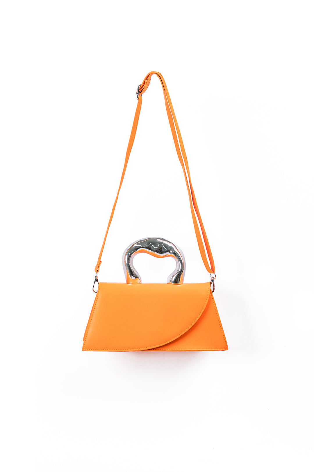 Bolso de Hombro Trapezoidal Texturizado Elegante y Moderno