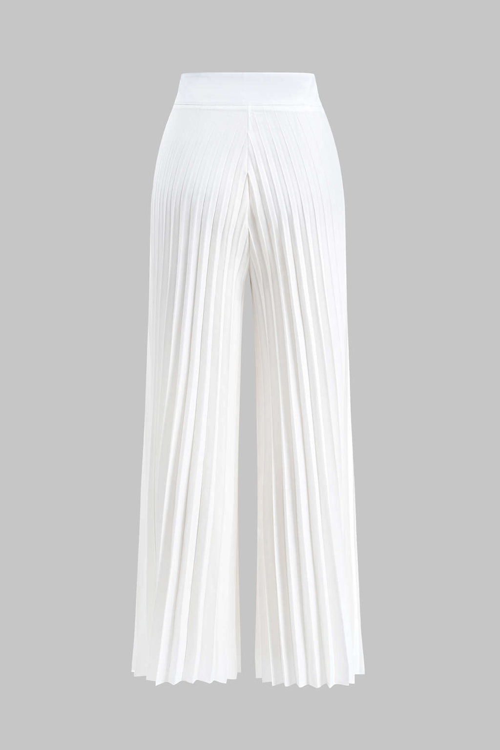 Conjunto Blusa Plisada De Contraste Y Pantalón Ancho