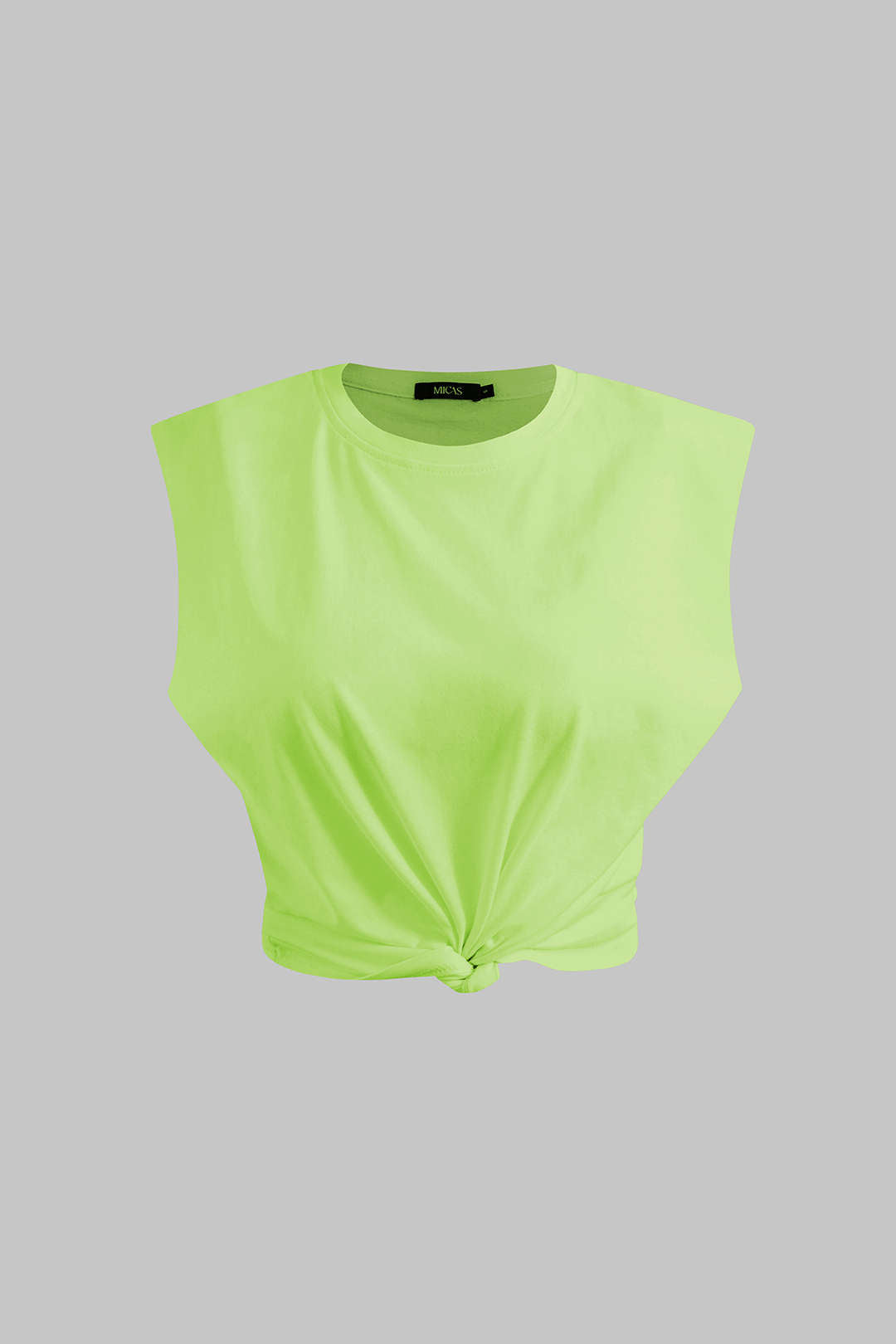 Camiseta Básica Sin Mangas Para Uso Diario Elegante Textura