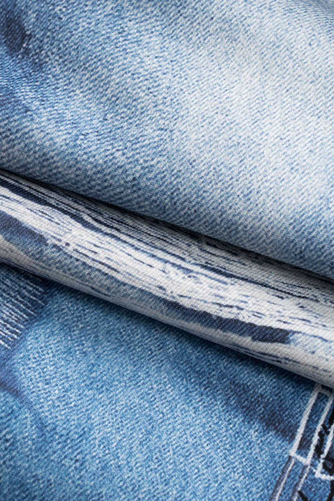 Pantalones Abstractos Con Bolsillos Botón Diario Estilo