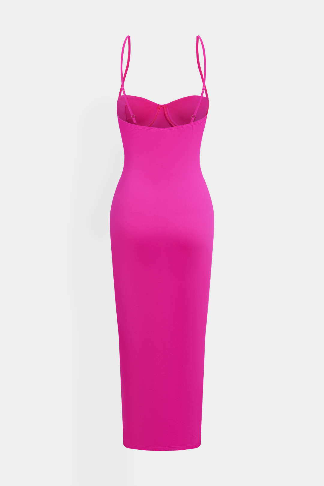 Vestido Maxi Recto con Escote Barco para Uso Diario