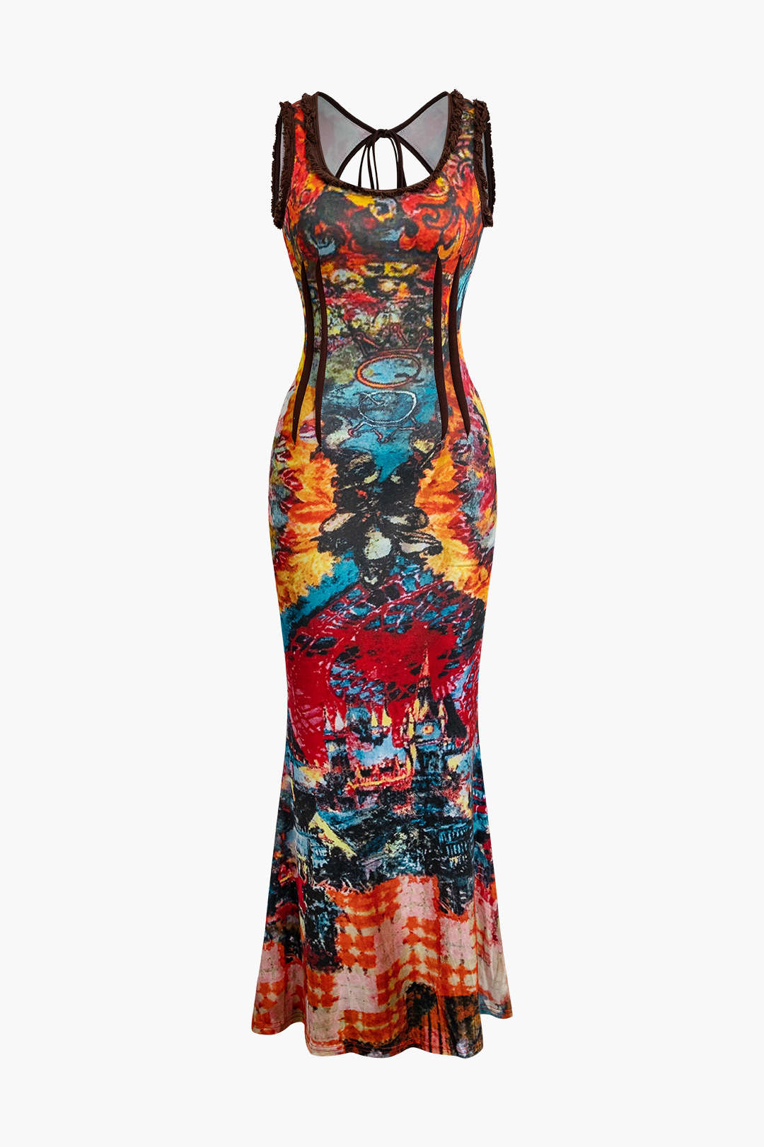 Vestido Maxi Sin Mangas Tay Daya Casual Elegante Mujer