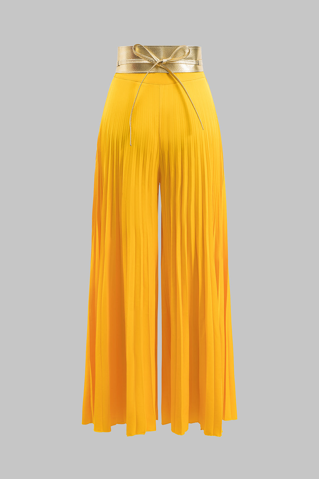 Conjunto Blusa de Tirantes con Volantes y Pantalón Plisado