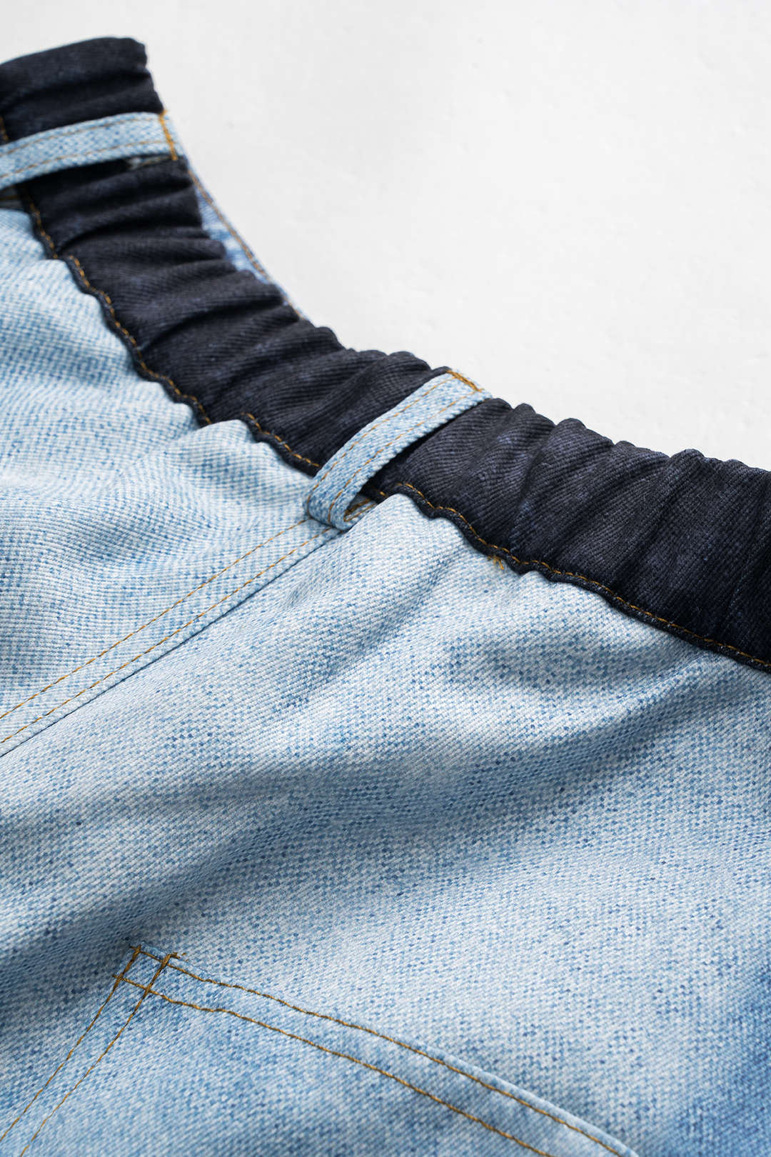 Pantalones Abstractos Con Bolsillos Botón Diario Estilo