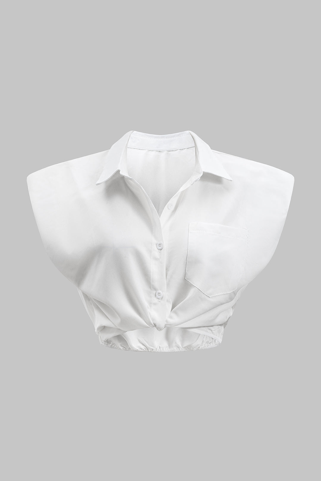 Camisa Lisa de Manga Corta para Uso Diario Elegante