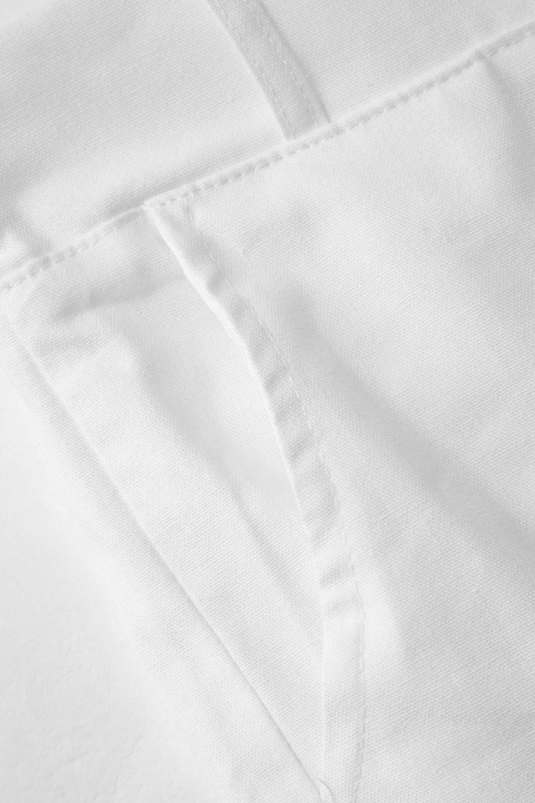 Pantalones Rectos De Mezcla De Lino Para Diario Cotidiano
